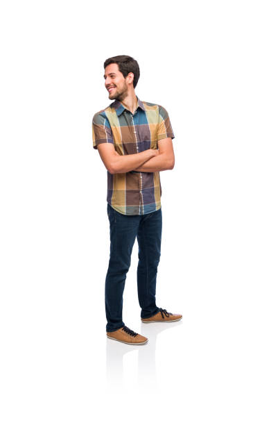 istock Young male with arms crossed 1182941679