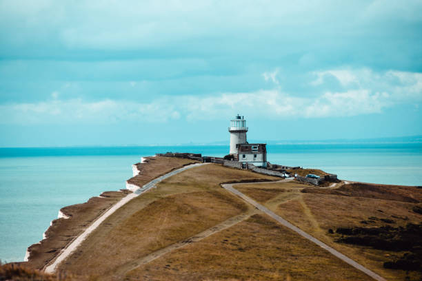 Lighthouse At The Cliffs Of Eastbourne