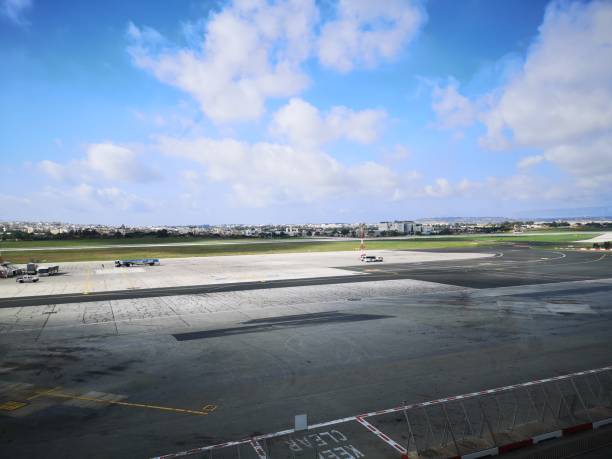 istock Luqa airport runway in Malta 1182947973