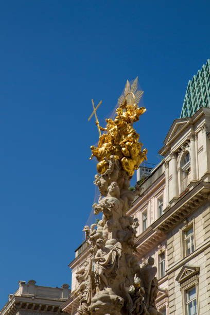 istock Gold finish architectural sculpture 1182948125