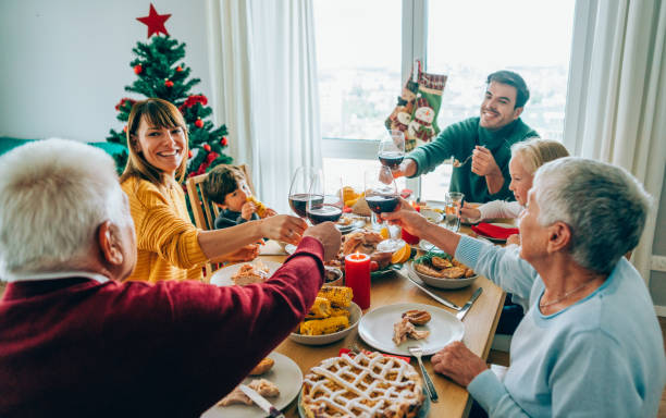 istock Family toast. 1182949609