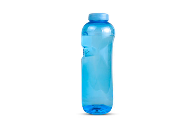 istock Fitness water bottle on a white background. 1182952628