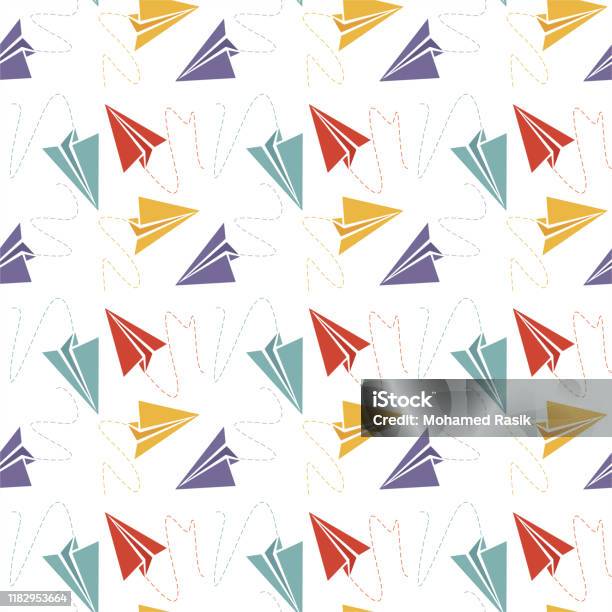 Japanese Origami paper cranes sketch, symbol of happiness, luck and  longevity Wall Mural by EkaterinaP