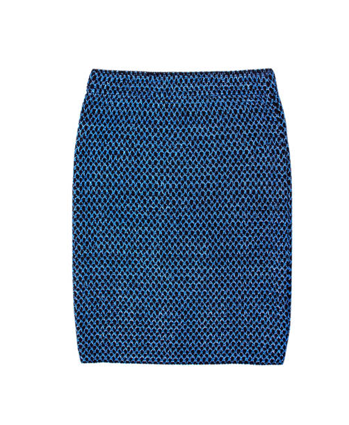 istock Blue skirt isolated on white background 1182956137