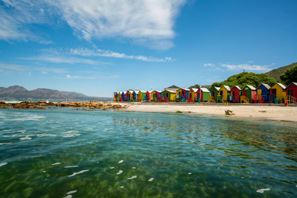 istock colorful cabins on beach at Muizenberg 1182956198