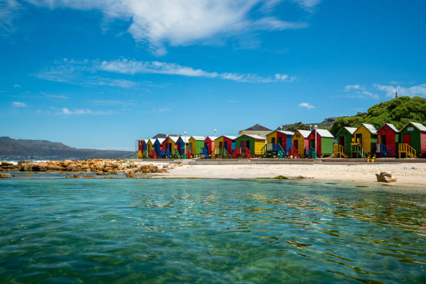 istock colorful cabins on beach at Muizenberg 1182956204