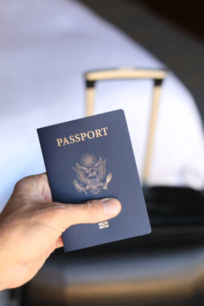 istock Passport and Luggage Angle 1182956812