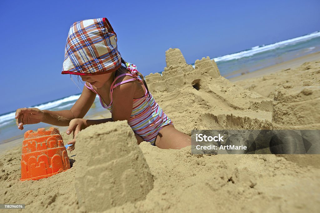 해변 휴가 - 로열티 프리 6-7 살 스톡 사진