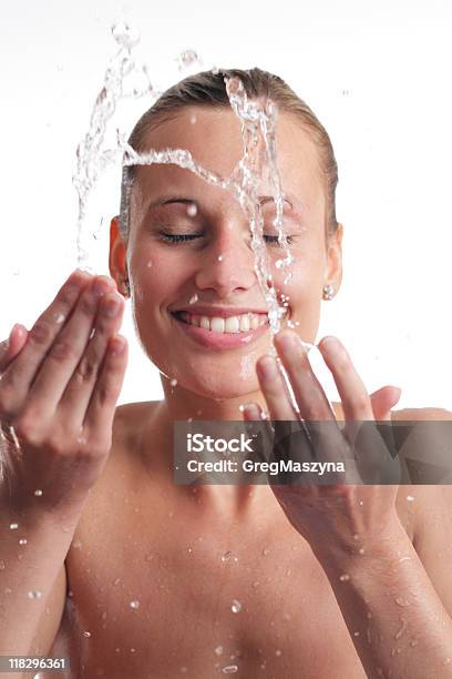 Face Washing Stock Photo - Download Image Now - Color Image, Freshness, Photography