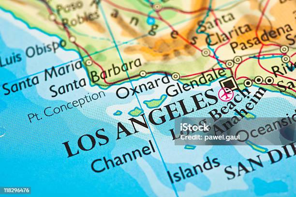 Los Angeles Ca - zdjęcia stockowe i więcej obrazów Los Angeles - Los Angeles, Mapa, Okręg Los Angeles