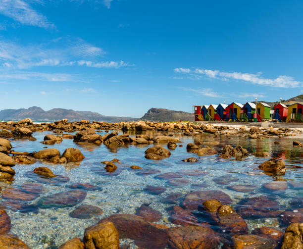 istock colorful cabins on beach at Muizenberg 1182965667