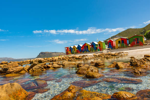 istock colorful cabins on beach at Muizenberg 1182965930