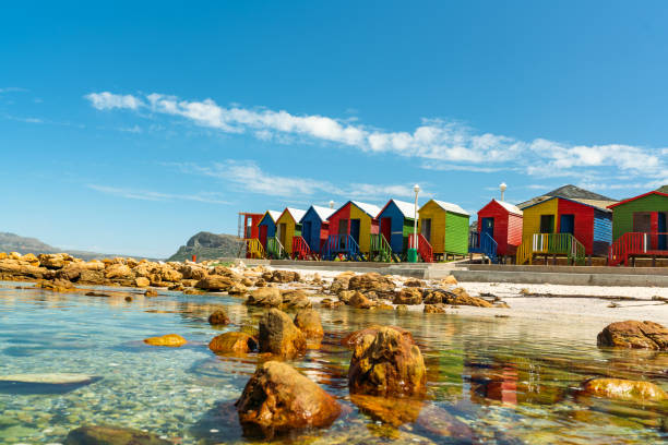 istock colorful cabins on beach at Muizenberg 1182966143
