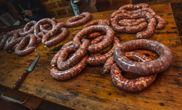 istock Traditional carnated.sausage elaboration 1182967266