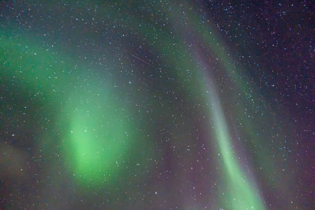 istock Colorful Northern lights  in the sky 1182967539