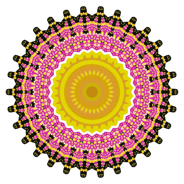 istock Abstract multicolored kaleidoscope backgrounds. Abstract ethnic vector wallpaper. Colorful repeating pattern Mosaic - Vector. Vector illustration 1182969890
