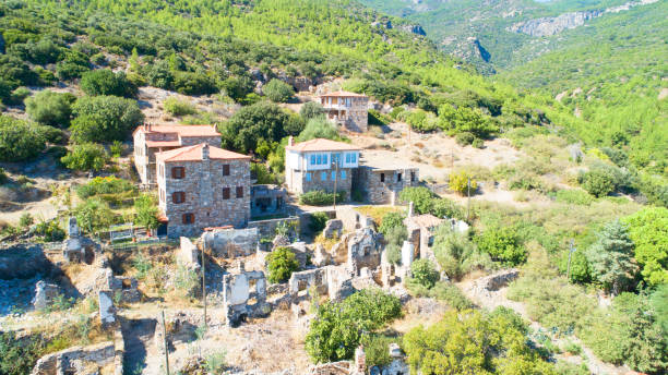 istock Wonderful historical village on mountain 1182975738