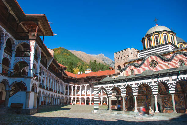 istock Rila Monastery in Bulgaria 1182976941