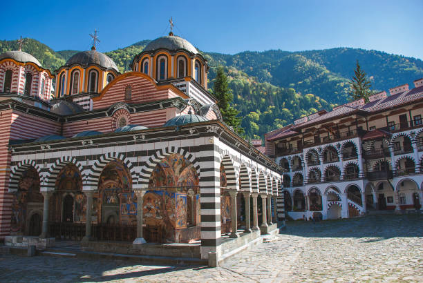 istock Rila Monastery in Bulgaria 1182976968