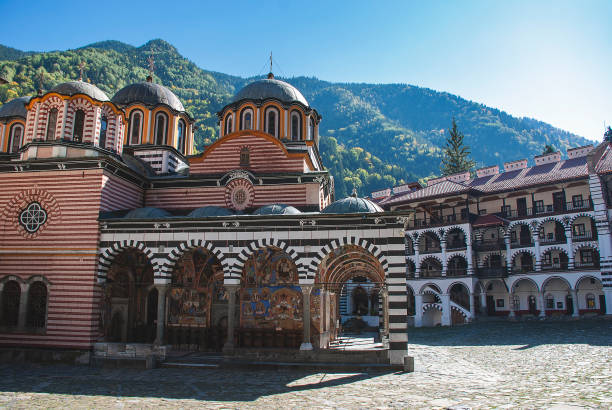 istock Rila Monastery in Bulgaria 1182977063