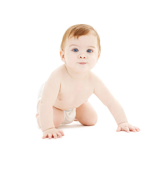 istock crawling baby boy in diaper 118298084