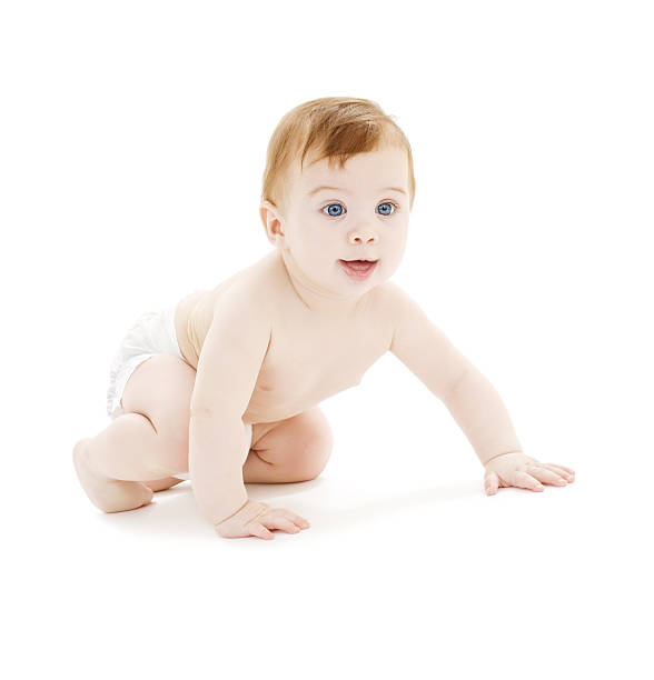 istock crawling baby boy in diaper 118298115