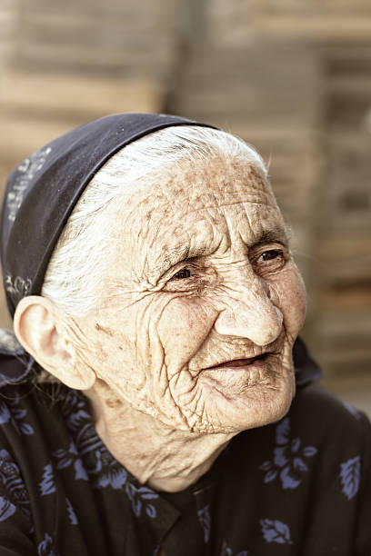 istock Pensive senior outdoor portrait 118299015