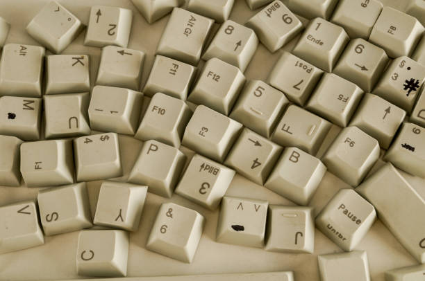 istock Alphabet numbers and some other keys 1182990210