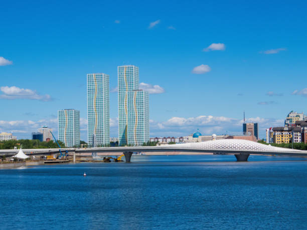 istock Atyrau Bridge, Nur-Sultan, Kazakhstan 1182990456