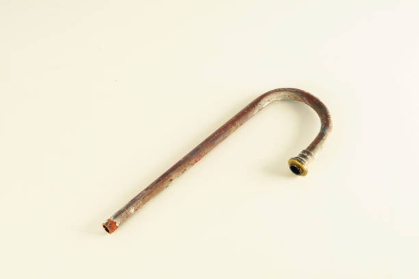 istock Close-up of copper tube 1182990589