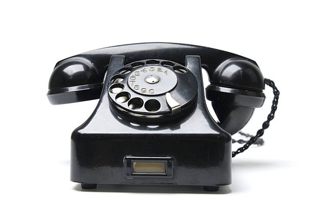 istock Vintage black phone 118299133