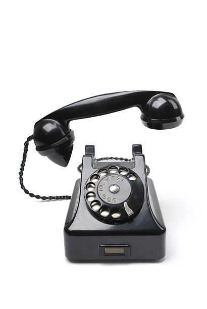 istock Vintage black phone 118299160