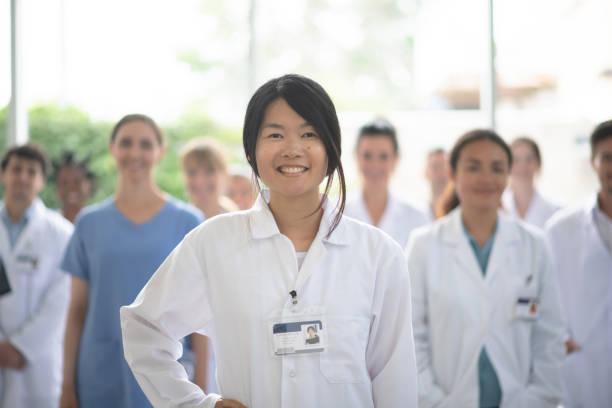 istock Multi-Ethnic Medical Professionals Team Group stock photo 1182993885