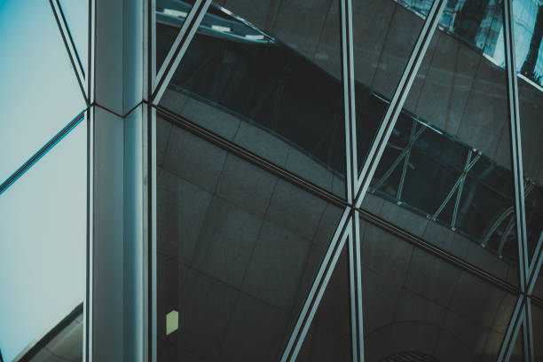 istock Modern office building close up in Hong Kong 1182995072