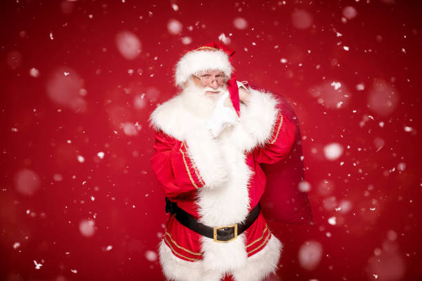 istock Santa Claus looking at camera. 1182996244