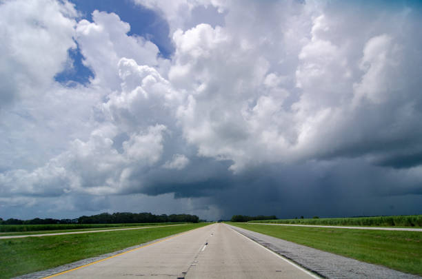 U.S. Highway 90 & Louisiana Thunderstorm