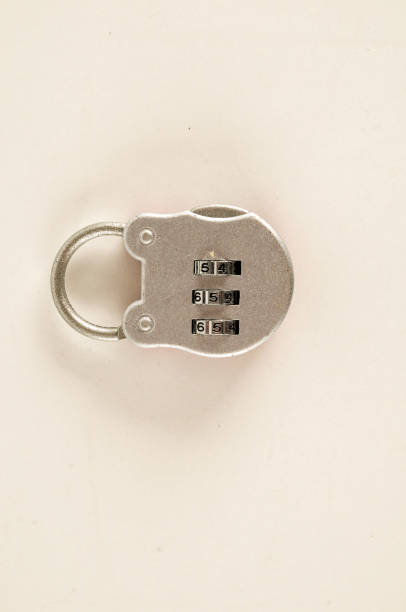 istock Close-up of combination lock 1183000718