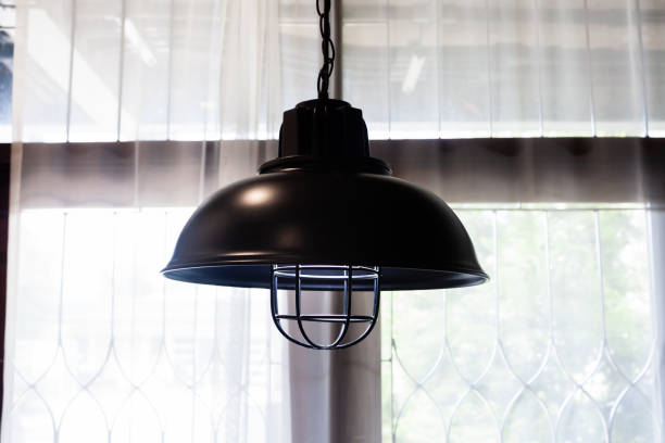 istock Lamps in a modern cafe 1183001100