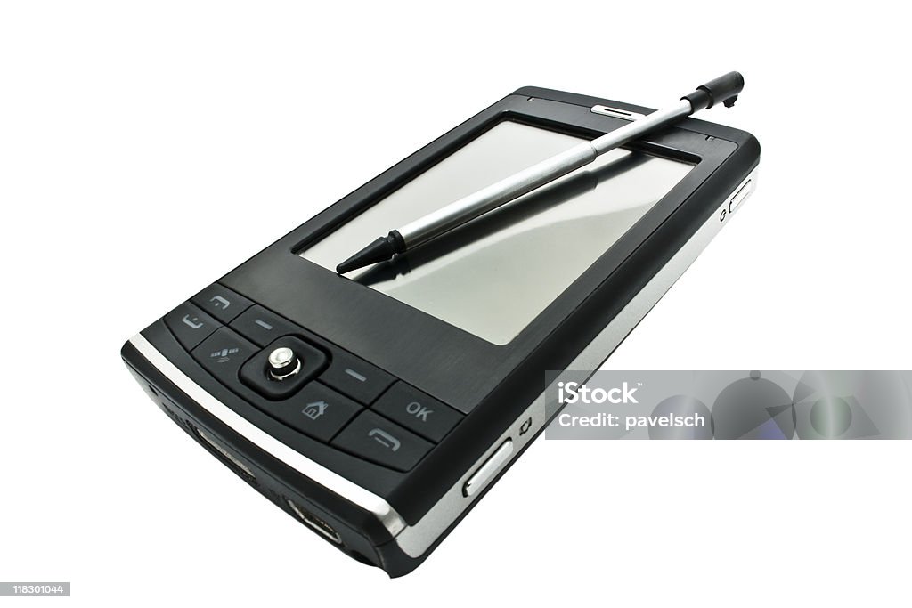 PDA telefone celular - Foto de stock de Branco royalty-free
