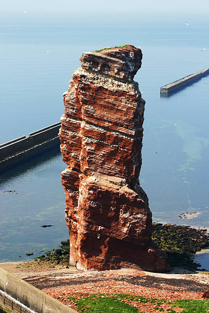 Tall Anna, famous rock at the german north sea island Helgoland.