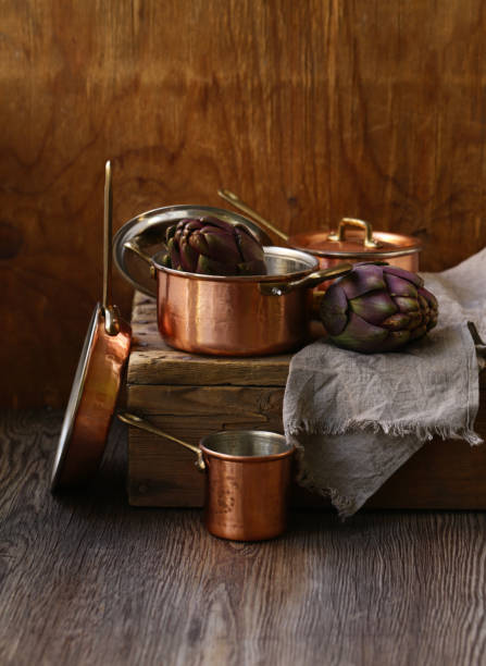 istock copper utensils, pots, ladle and pan 1183020368
