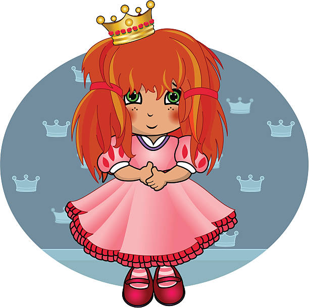 Princess Rose vector art illustration