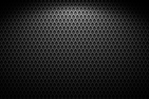 metal wire mesh, black and gray