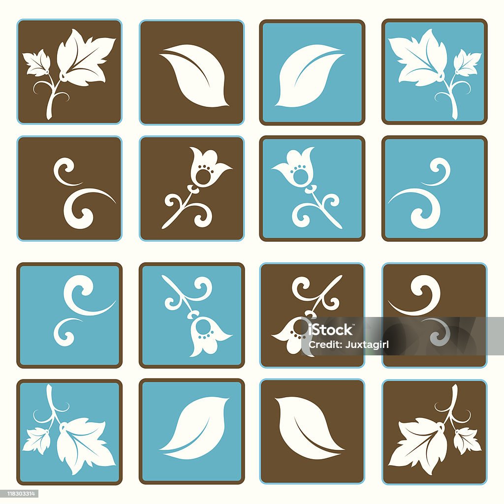 Fall Color Square Fall Foliage In Squares Stock Illustration - Download Image Now ...