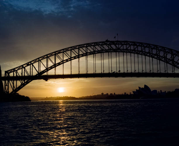 istock Summer sunrise at the Sydney Harbour Bridge 1183036898