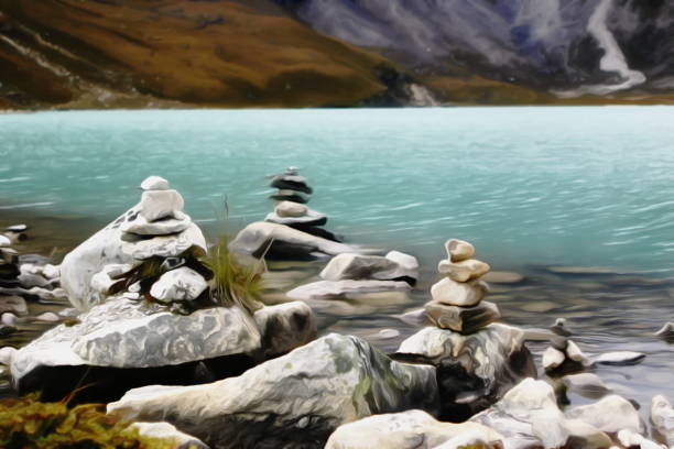 Gokyo valley, Sagarmatha National Park, Solu Khumbu, Everest trek, Nepal