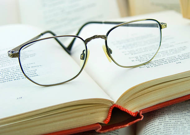 istock Book  and Glasses on it 118303769