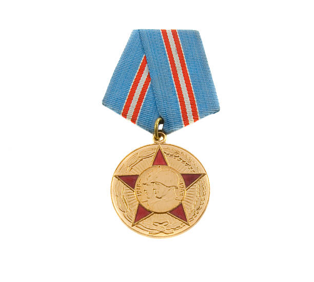 istock The medal of soviet heroes isolated over white background 118303796