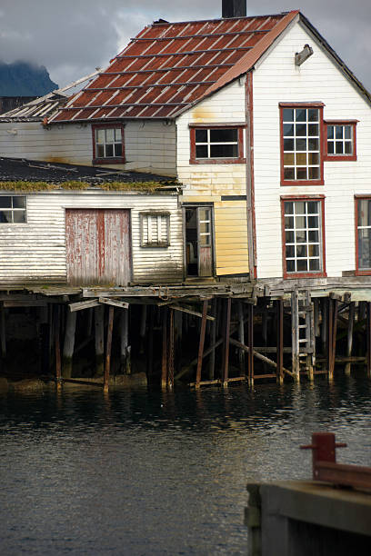 istock Old Norwegian Fishing Building, Lofton, Norway 118303818
