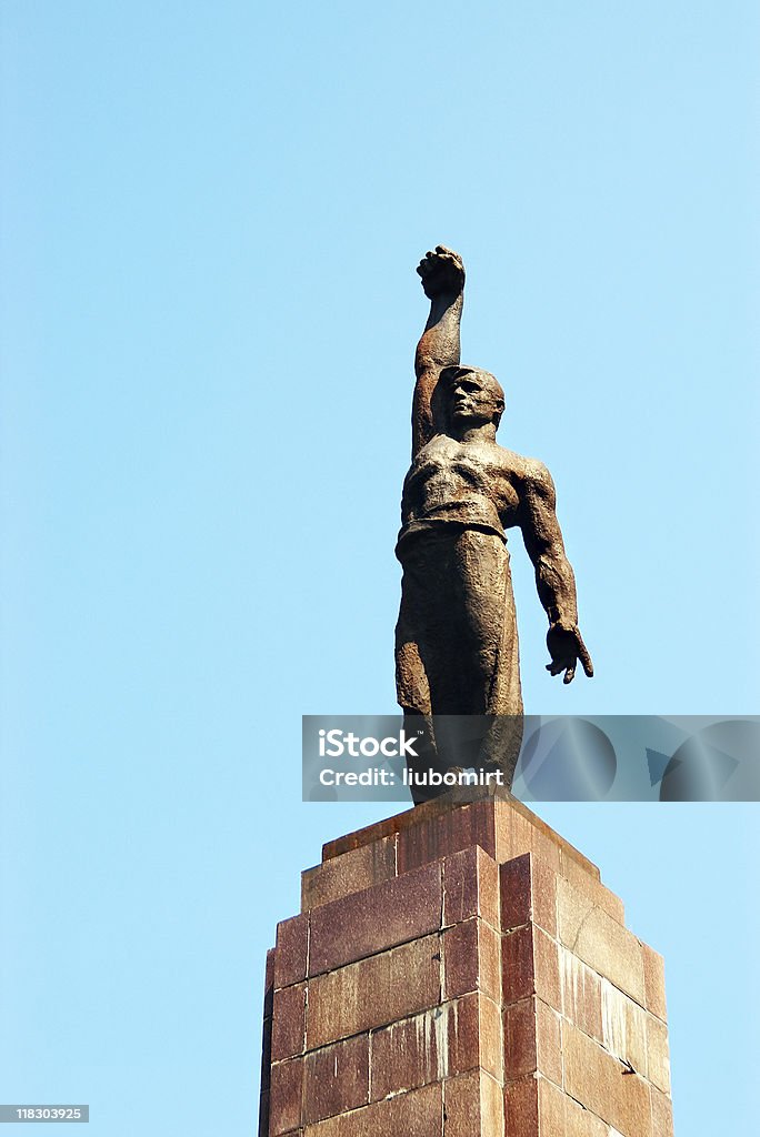 statue von sowjetisches Arbeiter - Lizenzfrei Arbeiter Stock-Foto